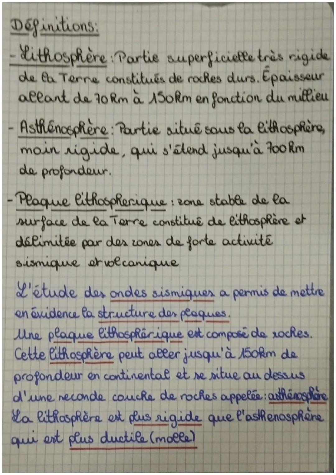 Chapitre 3: La théorie de
la tectonique des plaques
Qu'est-ce que la tectonique des plaques?
Les seismes et les volcans ont la même repartit