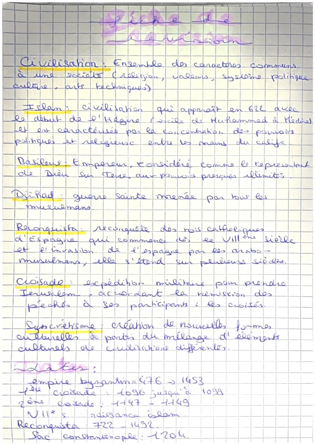 - La Meditera
3 civilisatione
eschistes
histoire
- Empire byzanten
- Aparten de 476 1453 prise de Constantinople par
les tancs.
- habitants 