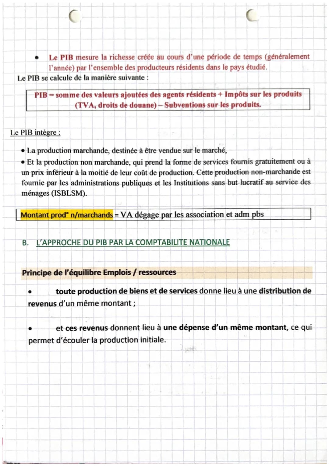 économie
chapitre s
JAL
є
Chapitre 5:
LA MESURE DE LA PRODUCTION ET SES PROLONGEMENTS
Introduction:
La richesse créée peut être mesurée au n