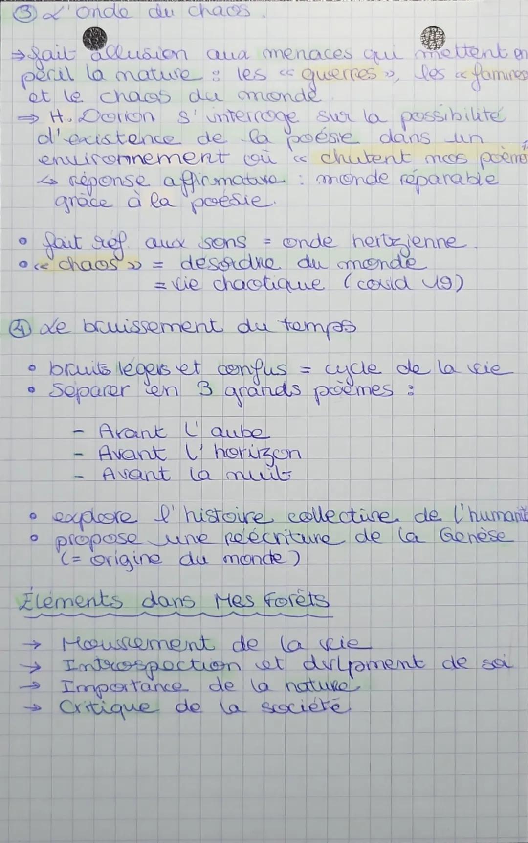 # Mes Farets, Helene erken

Helene Dorion

→ poétesse québécoise

→ née en 1958

→ écrit mes Forêts en 2001

→ et Ras même le bruit d'un fle