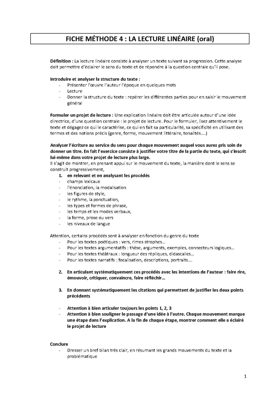 Méthode Analyse Linéaire PDF : Guide pour le Bac de Français 2024