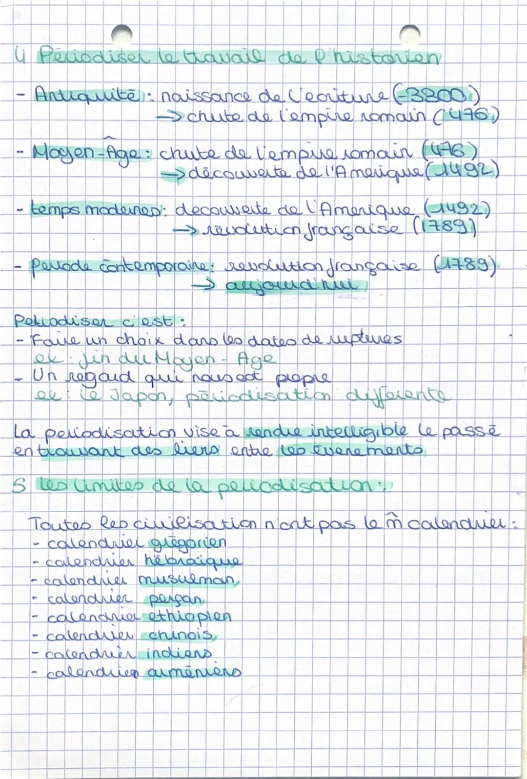 HISTOIRE
1 Pourquoi decouper le temps.
1
- Découper le temps, c'est le maitriser ex-calendrier
Découper le temps, c'est ordonner le passe da