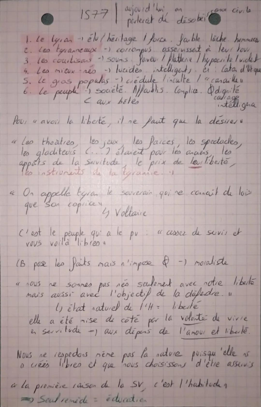 Lambert
Sixtine

# Français

*   soyez donc résolus à ne plus rester a servitude, et
vous voilà libres
J

@ nous ne sommes pas nes seulement