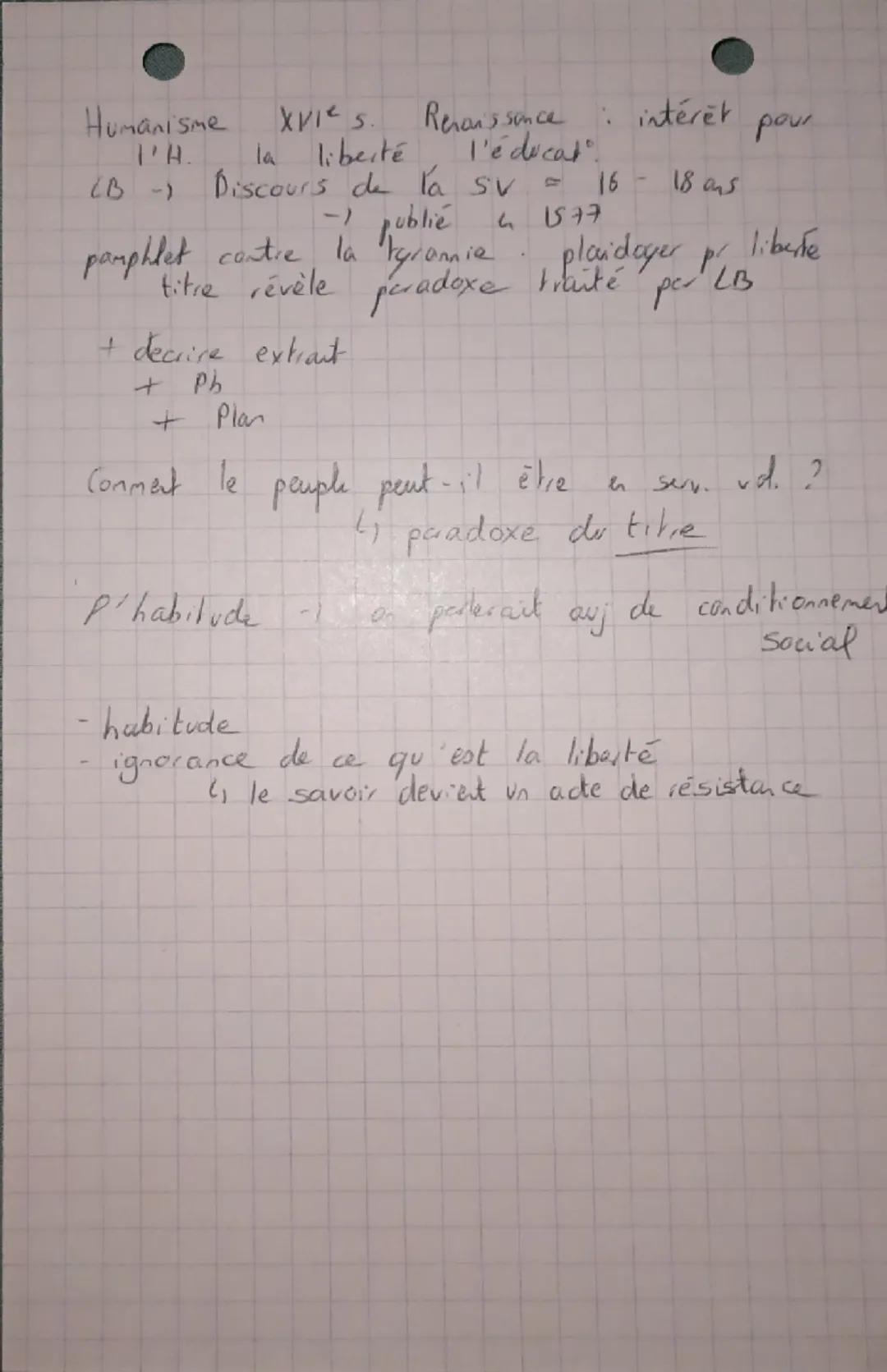 Lambert
Sixtine

# Français

*   soyez donc résolus à ne plus rester a servitude, et
vous voilà libres
J

@ nous ne sommes pas nes seulement