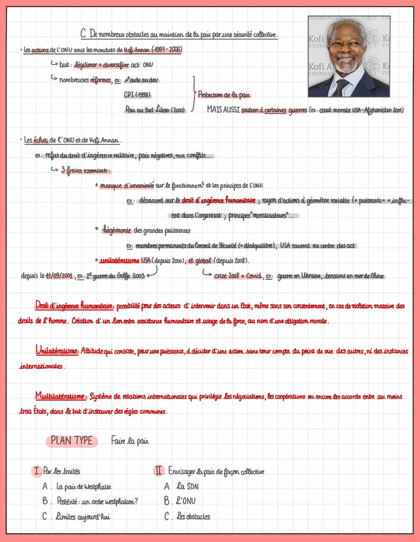 T2: Faire la guerre, faire la paix.
Les formes de conflits et des modes de
résolution
I. Faire la paix par les traités
Axe 2
A.Le traité de 
