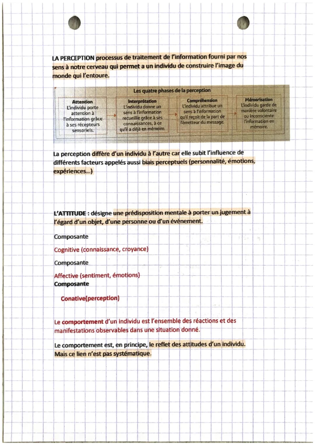 gestion
chapitre 2
LA PERSONNALITÉ : est l'ensemble des caractéristiques qui définissent
l'individualité d'une personne et permet de la dist