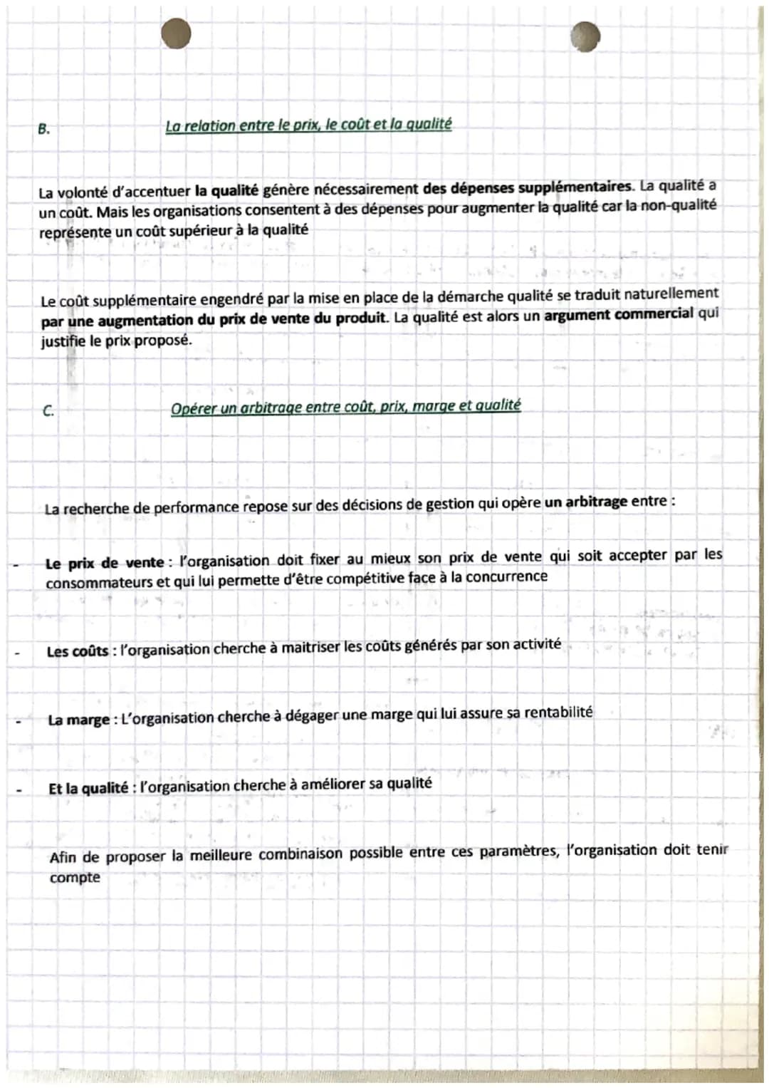 gestion!
chapitre 16
1.
6.
1.
A.
Le prix, le coût, les charges et la marge d'un produit
Le prix de vente
Le prix de vente est le prix propos