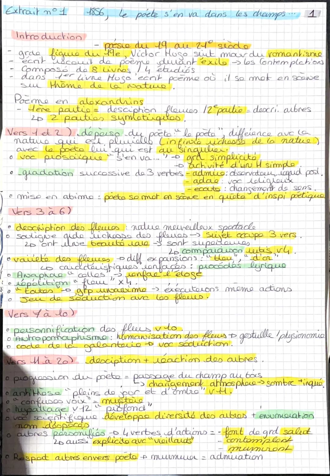 Les Contemplations Livre 1: Analyse Poème par Victor Hugo PDF