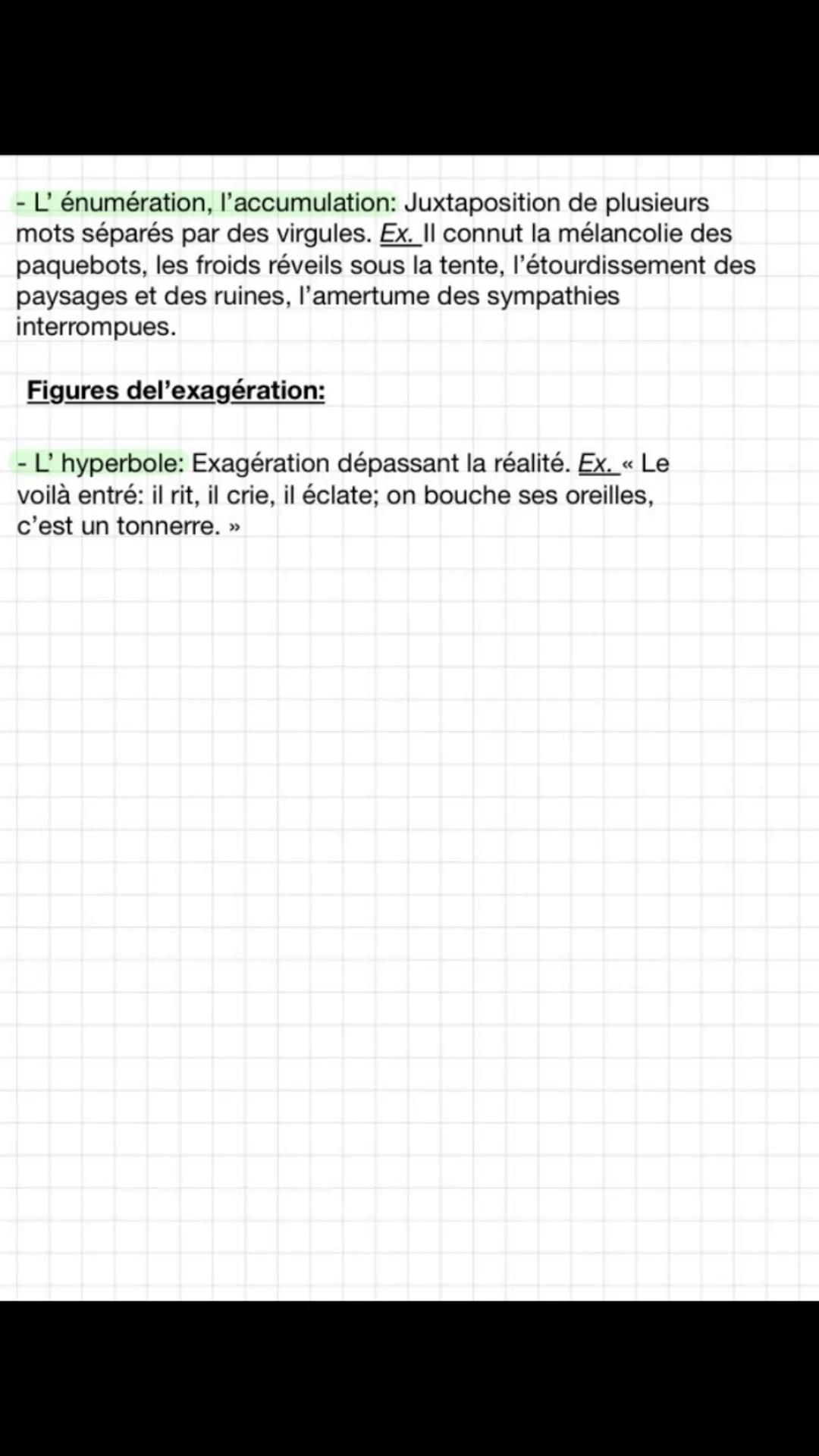 Les figures de styles:
Définition: C'est une façon pour l'auteur d'exprimer une
idée ou un sentiment grâce à une façon d'utiliser les mots
e