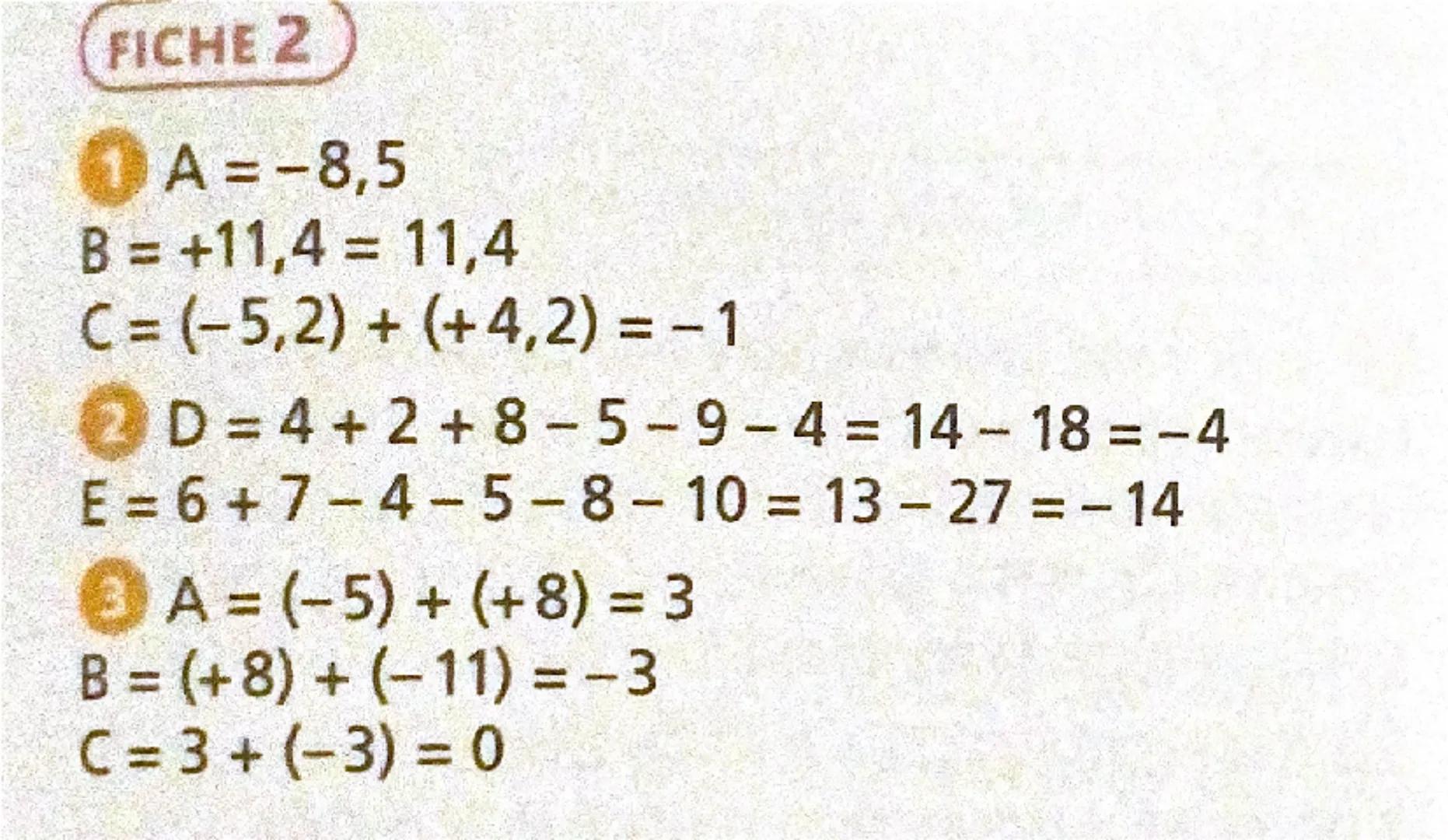 Nombres relatifs : repérage, 2
addition, soustraction
Les ingrédients
REPÉRAGE
• Un nombre relatif est formé d'un nombre appelé distance à z