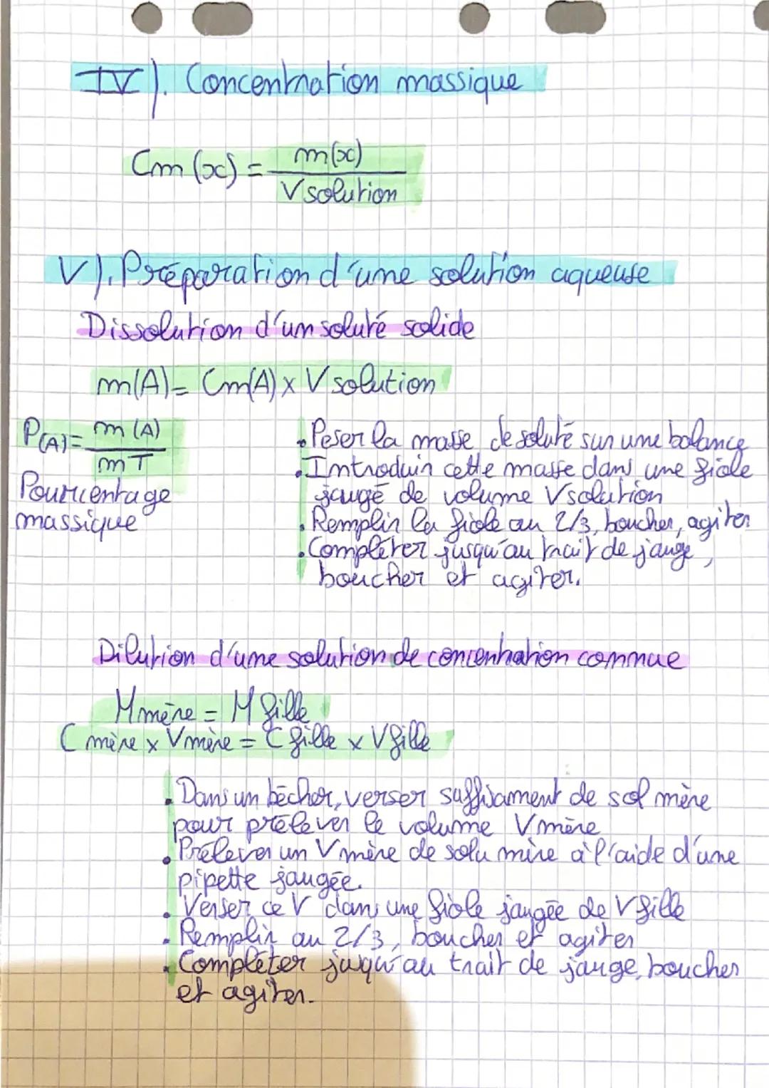 et
les solution aqueuser
I) les Corps purs et les mélanges
• Corps pun: composé s seule espèce
chimique sous forme atomique
ou moleculavee.
