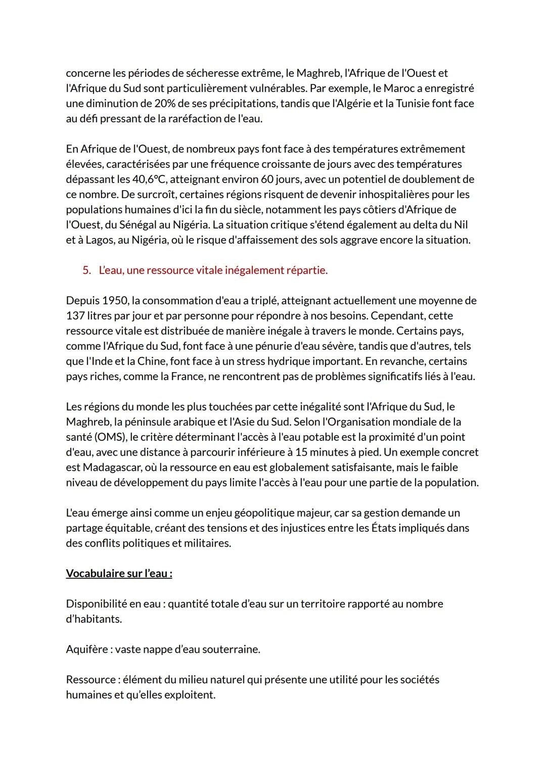 Sociétés et environnements : des équilibres fragiles.
Définitions:
Aléa: événement violent d'origine naturelle ou humaine, présentant une pr