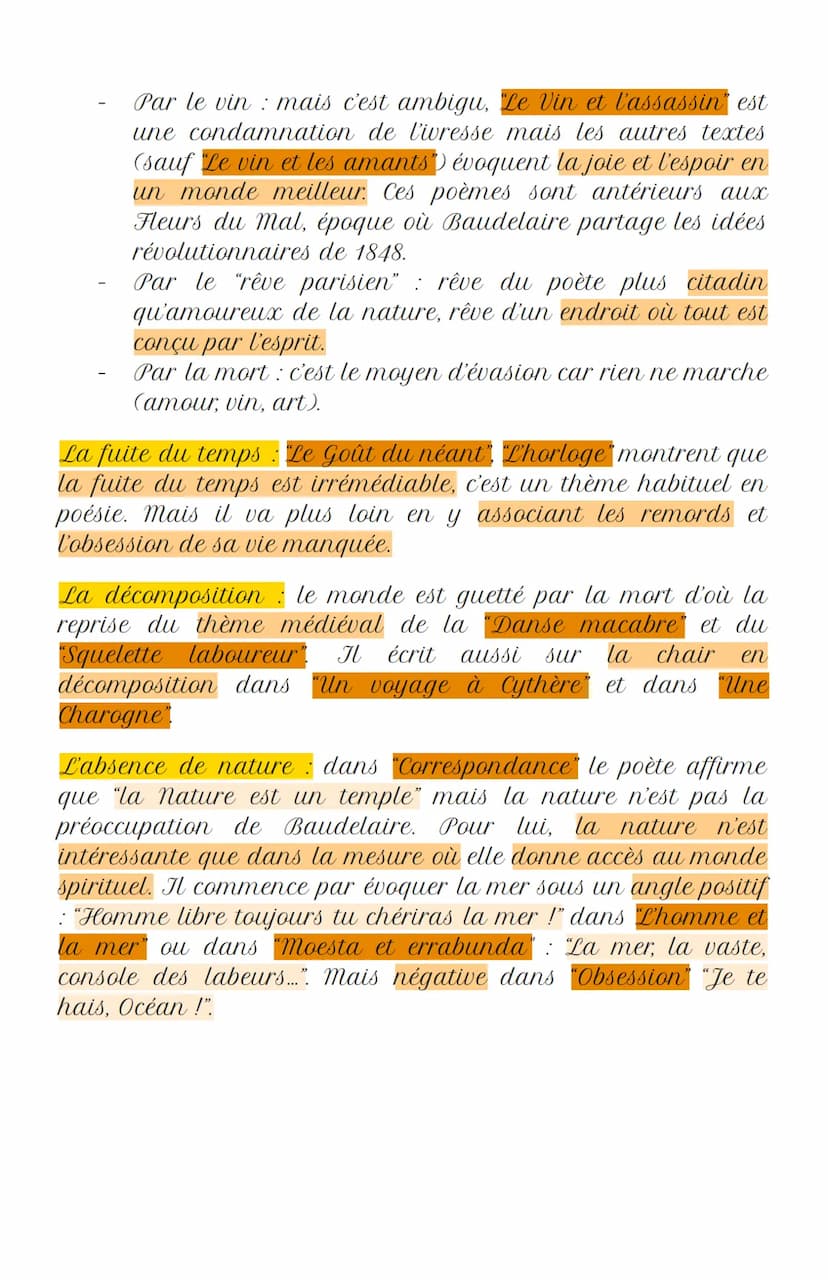 Les Fleurs du Mal
L'auteur
Né à Paris le 9 avril 1821. Son père, François Baudelaire, est un
prêtre, un peintre et un ami des philosophes de
