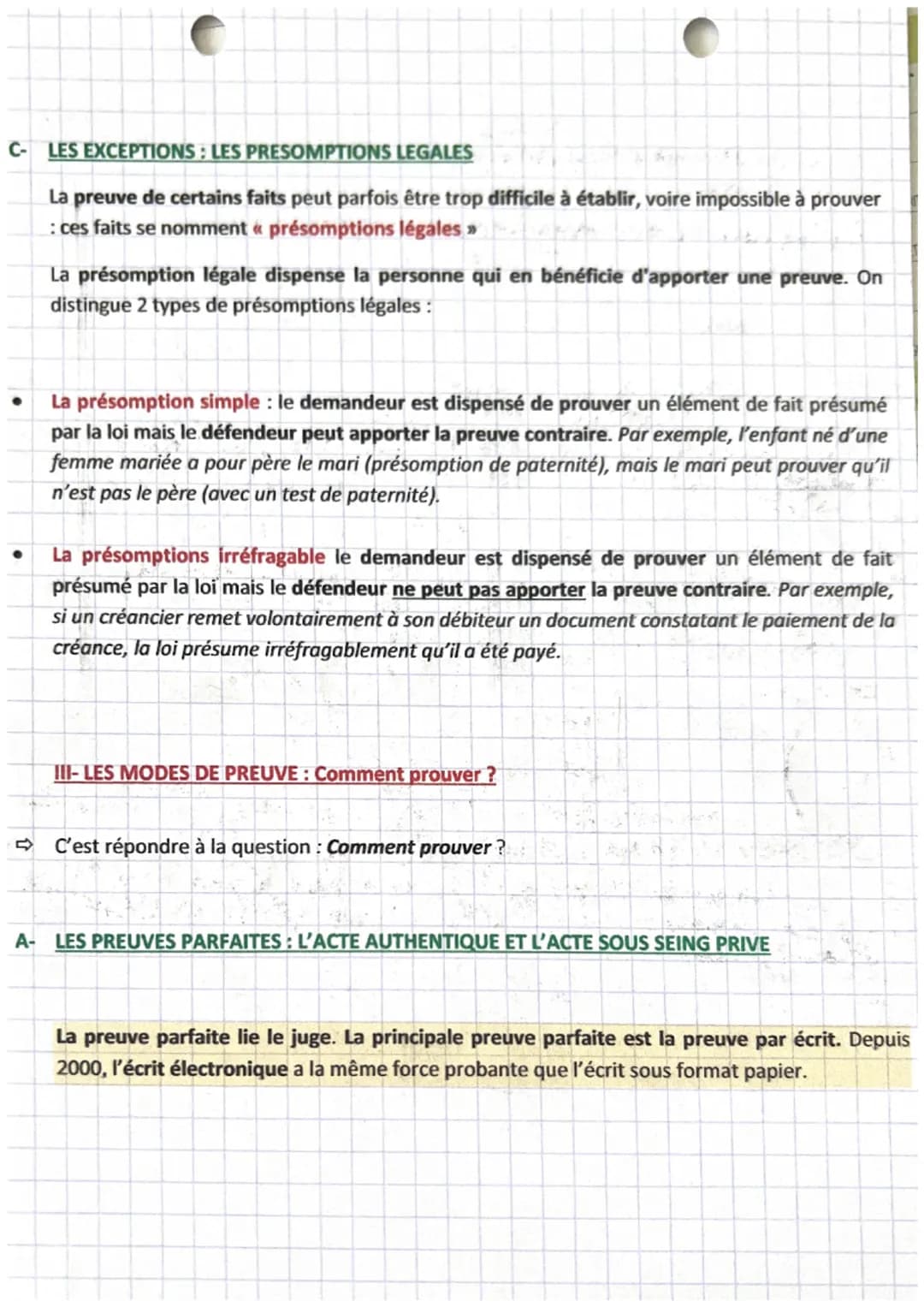 droit
chapitre 5
↑
O
O
I-L'OBJET DE LA PREUVE : Que faut-il prouver ?
C'est répondre à la question : « Que faut-il prouver ? »
Il sera néces