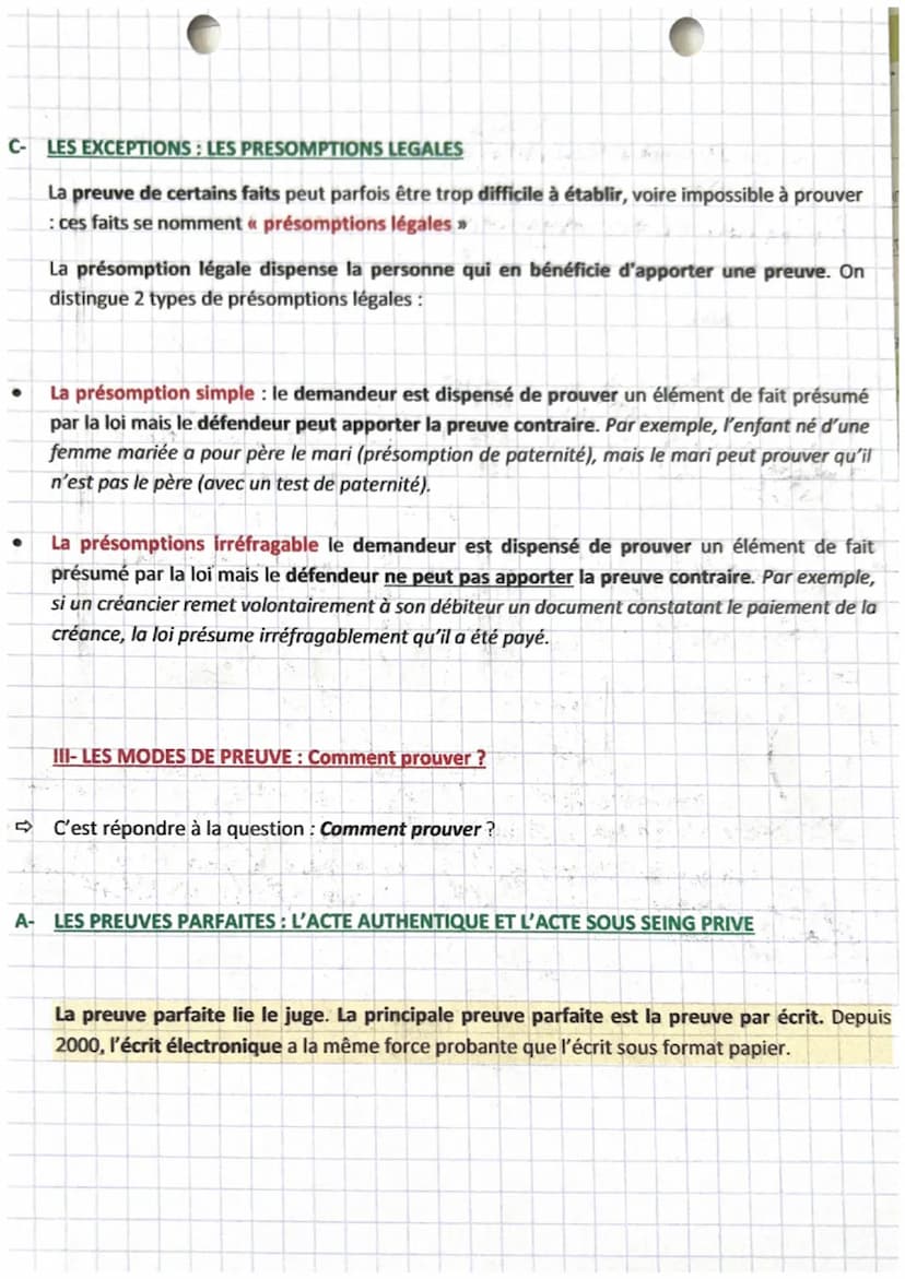 droit
chapitre 5
↑
O
O
I-L'OBJET DE LA PREUVE : Que faut-il prouver ?
C'est répondre à la question : « Que faut-il prouver ? »
Il sera néces