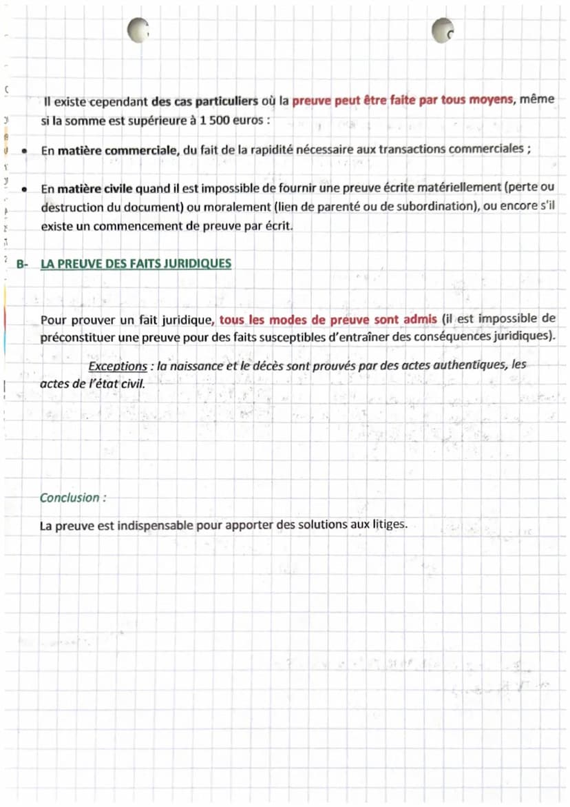 droit
chapitre 5
↑
O
O
I-L'OBJET DE LA PREUVE : Que faut-il prouver ?
C'est répondre à la question : « Que faut-il prouver ? »
Il sera néces