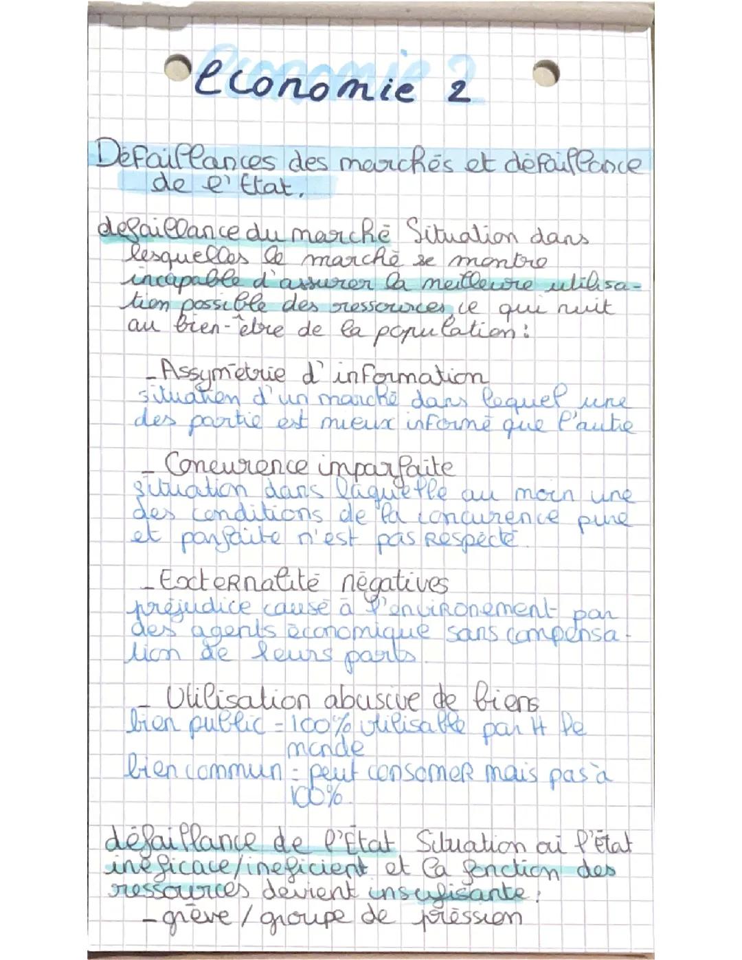 Économie chapitre 2