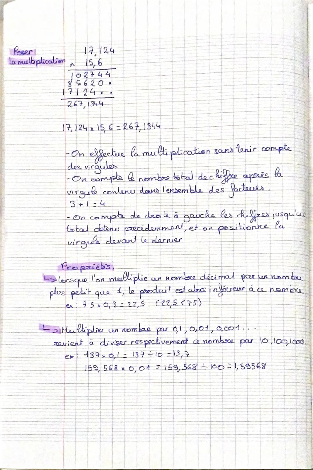 Les nombres décimaux
Addition des nombres décimauxi
le résultat d'une addition s'appelle
une somme
Les nombres
que
I'on additionne s'appelle