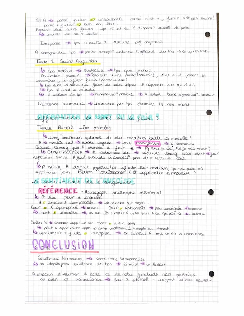 Philosophie: Le Temps
её
Introduction
Caister -D consciense
de lime
existence.
de livre
I ne fait x que
line
+ Conscience
+ deploient existe