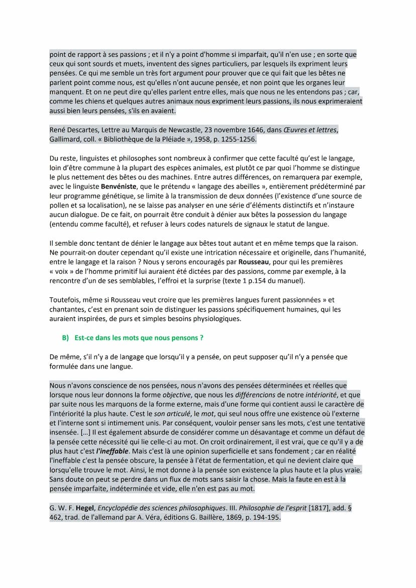 Introduction
Séquence 5 : Le Langage
Langue : acte d'un individu qui s'exprime
Dialecte: code propre à une communauté particulière
Langage :