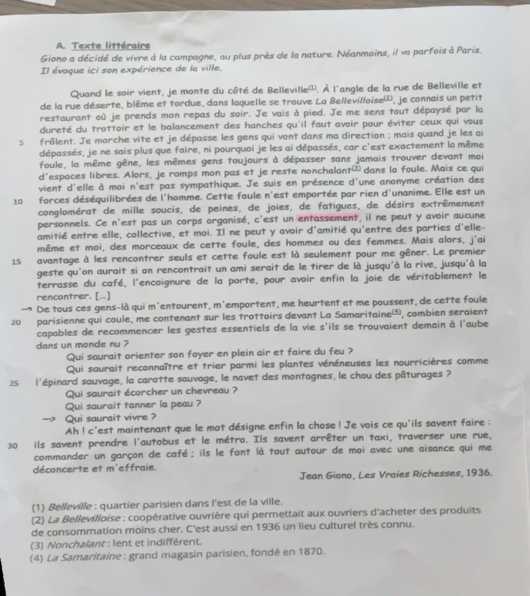 DIPLÔME NATIONAL DU BREVET
BREVET BLANC
SESSION DECEMBRE 2024
FRANÇAIS
Grammaire et compétences linguistiques
Compréhension et compétences d