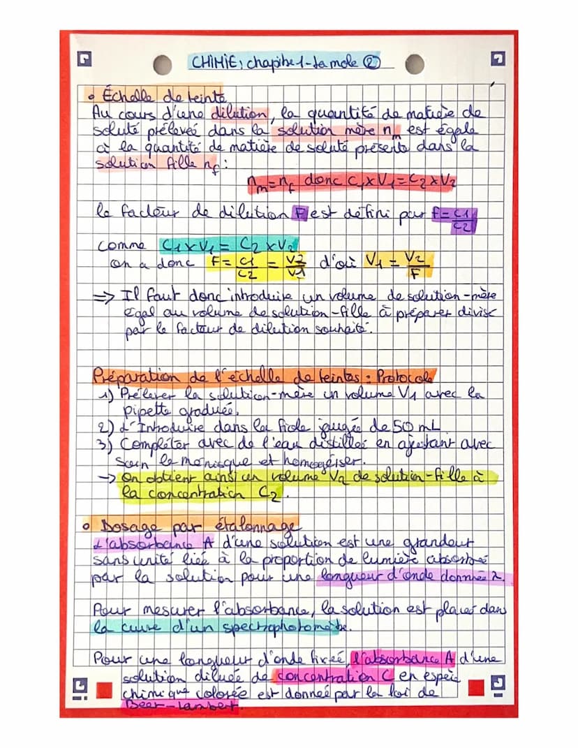 P
pla-quantité-de-matière
quantité de
matière (mol) NS
Lyn=
CHIMIE : chapitre 1- La mole Ⓒ
NA
No
A
*
nb d'atomes, de molecules
on dions
cons