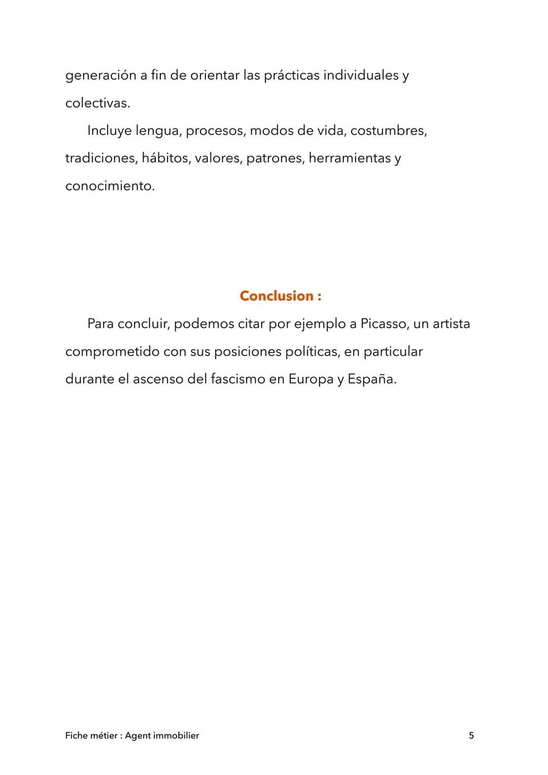 Español
Arte y poder
Fiche métier : Agent immobilier
@paolably
knowunity
1 ●
●
●
●
●
●
●
●
●
Vocabulario :
L'Art: El Arte
La peinture : La p