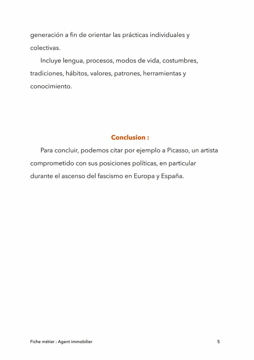 Español
Arte y poder
Fiche métier : Agent immobilier
@paolably
knowunity
1 ●
●
●
●
●
●
●
●
●
Vocabulario :
L'Art: El Arte
La peinture : La p
