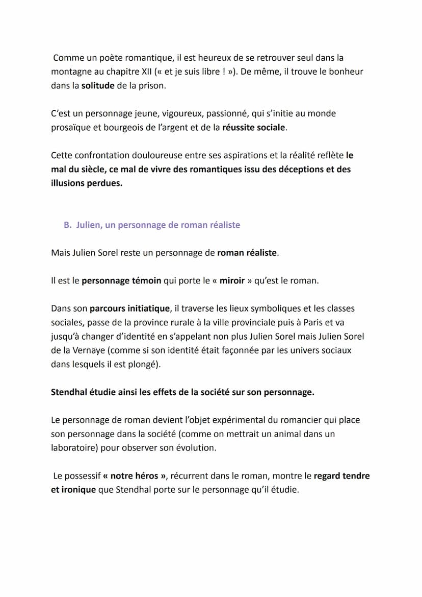 ETUDE: LE ROUGE ET LE NOIR
Henry Beyle publie Le Rouge et Le Noir en 1830 sous le pseudonyme de
Stendhal.
Ce roman sous-titré Chroniques de 