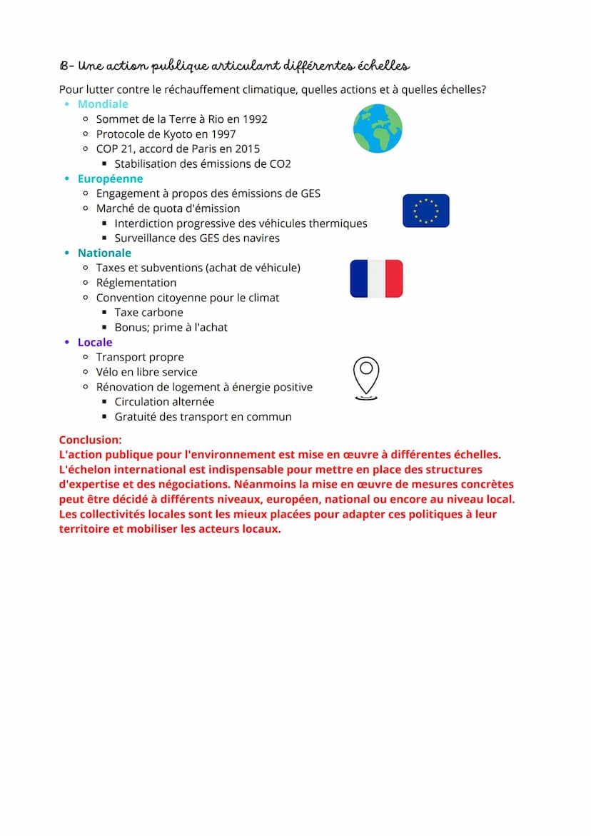Chapitre 5: Quelle action publique pour l'environnement? TAKE
ACTION
Amorce:
Les méga feux en Australie sont en partie liés aux activités hu