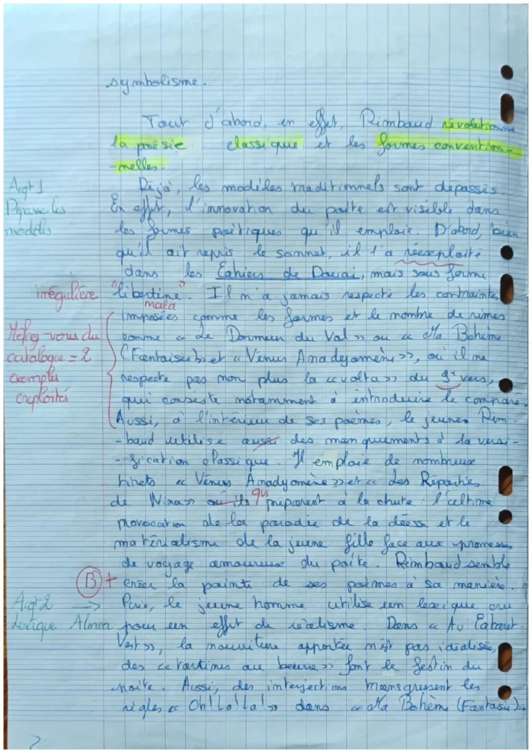 175/2018/20
De la reflexion. Des connaissances
Dissertation
Rimbaud
•La phimhique at juste, mas non justifie - andling/reformidley
la citati
