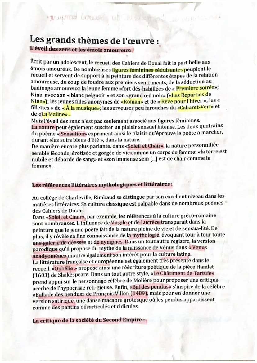 U
un adolescent en révolte :
une triple révolte :
⚫ contre les classes sociales dominantes
REVISIONS
DISSERTATION
RIMBAUD.
⚫
contre le secon
