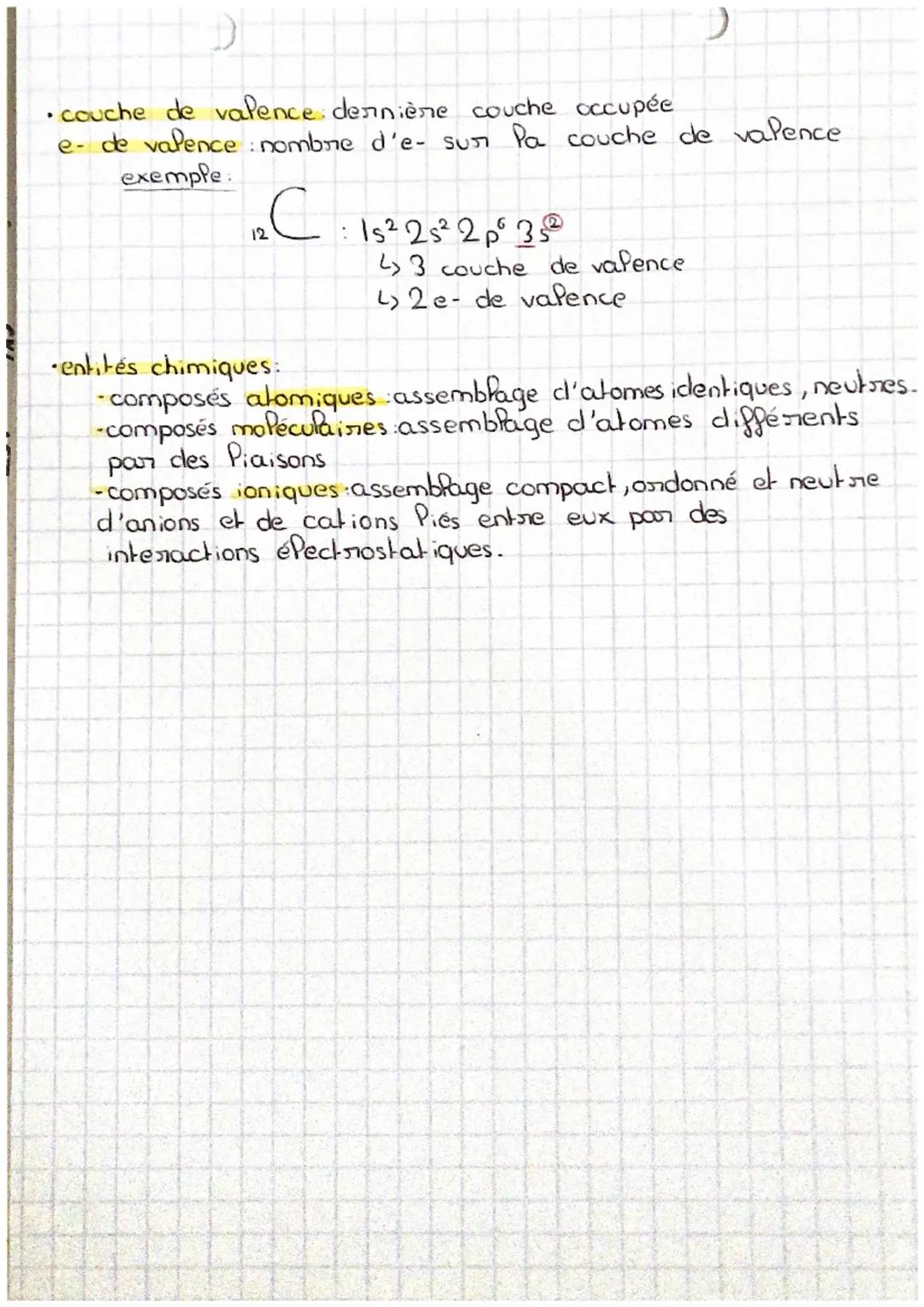 Physique -
Chimie

•2 numéro atomique nombre de protons

•Anombre de masse nombre de nucléons,

'écriture conventionnelle

Z
symbole
protons