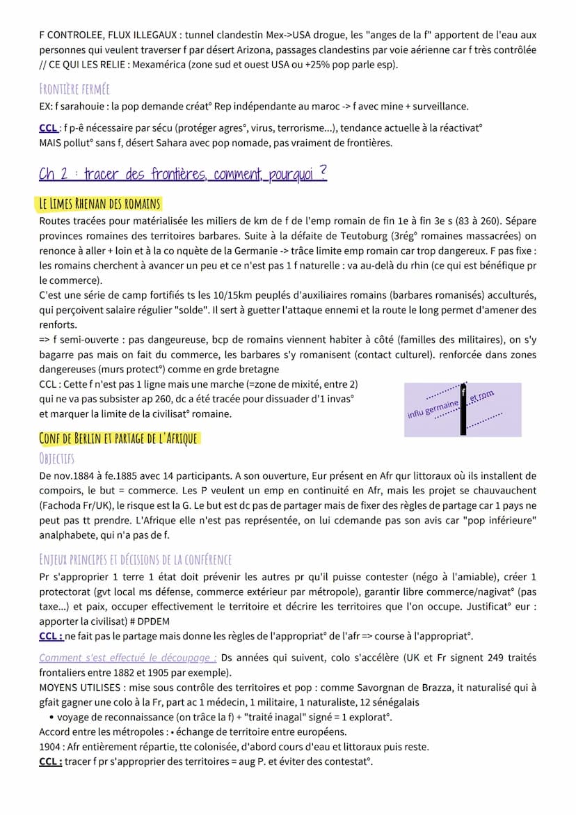 
<p>Le concept de frontières dans le monde contemporain est une construction politique artificielle qui correspond à des séparations et des 