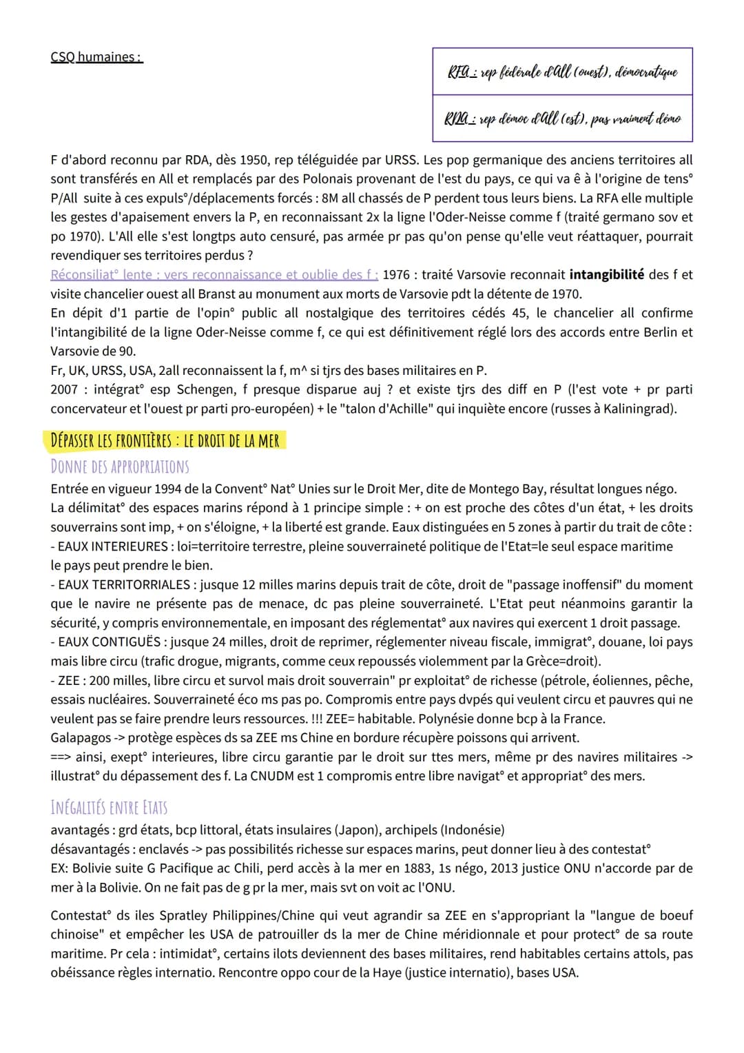 
<p>Le concept de frontières dans le monde contemporain est une construction politique artificielle qui correspond à des séparations et des 