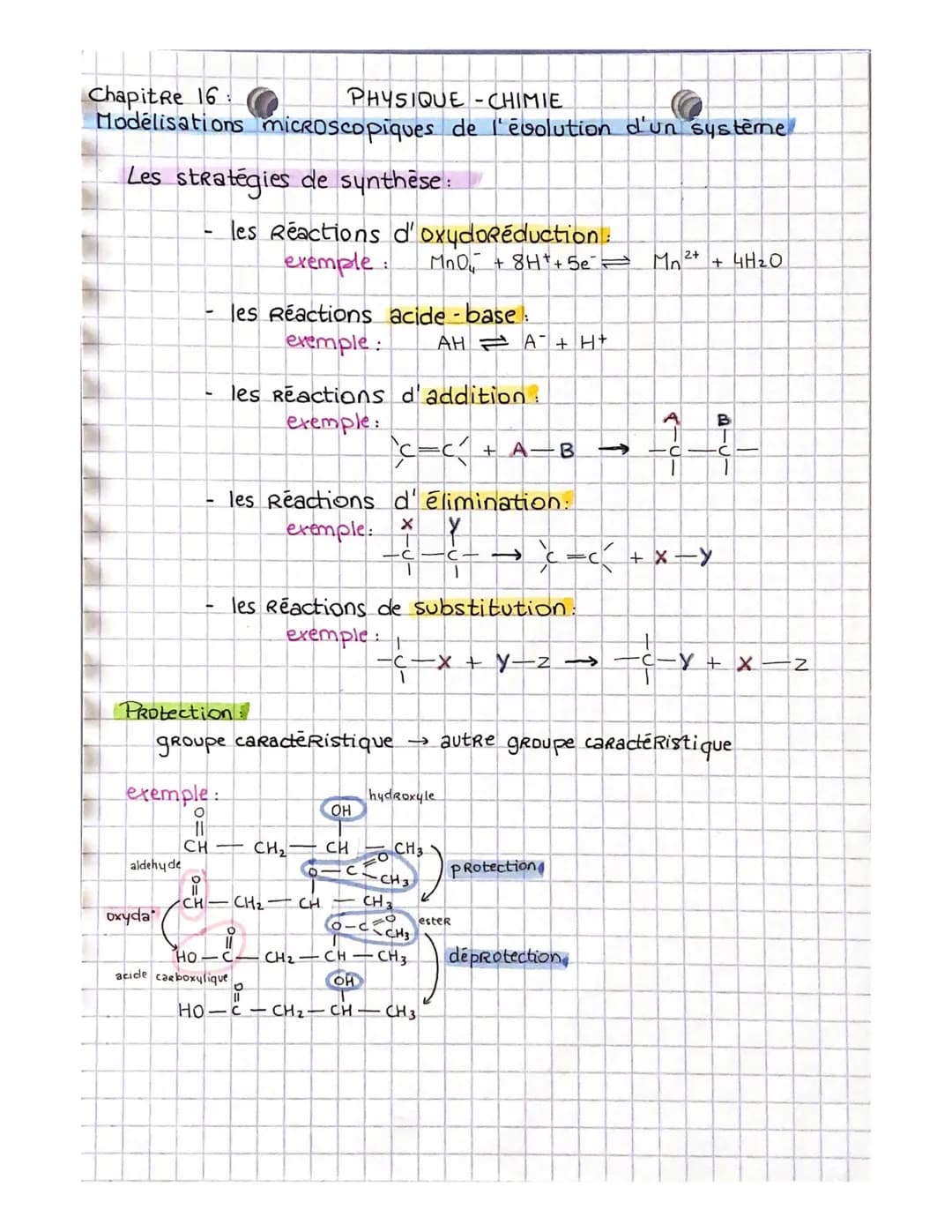 Chapitre n°15
PHYSIQUE CHIMIE
Dynamique du dipôle RC (Résistance - Condensateur),
*Regime permanent (indépendant du temps): At
*Régime varia