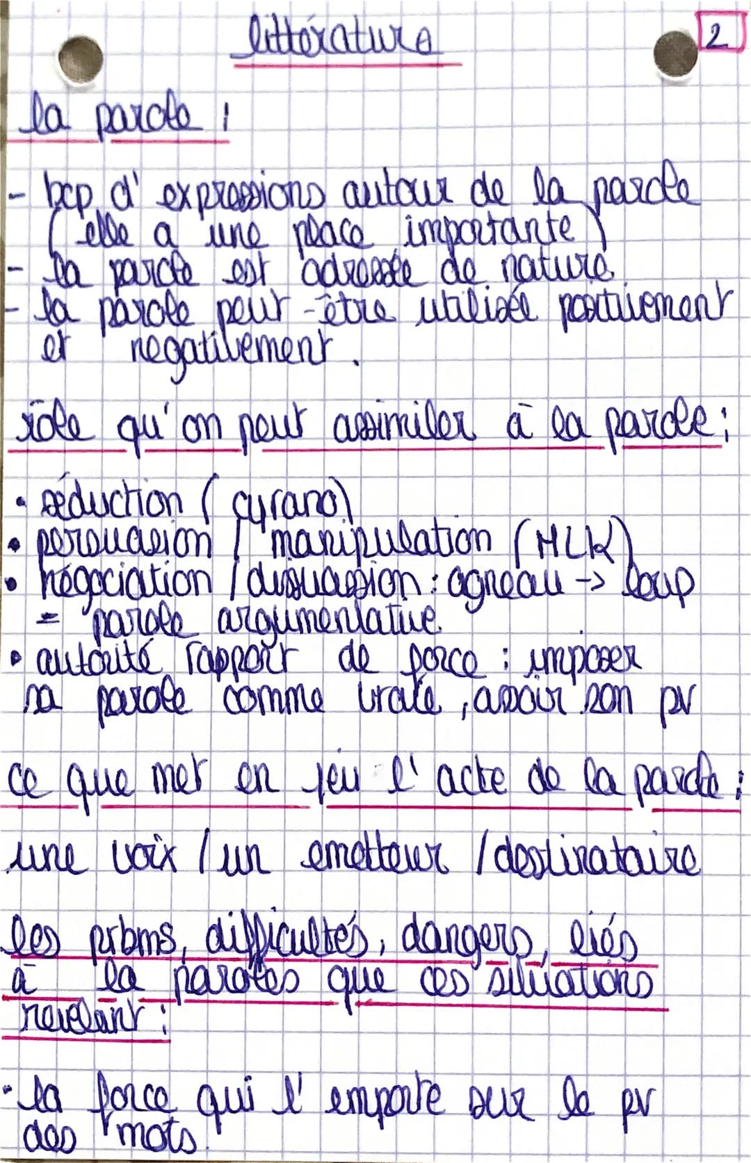 litteratura
6
la parole
bep d'expressions autour de la parole
elle a une place importante
la parcle est adreede de nature
la parole peut êtr