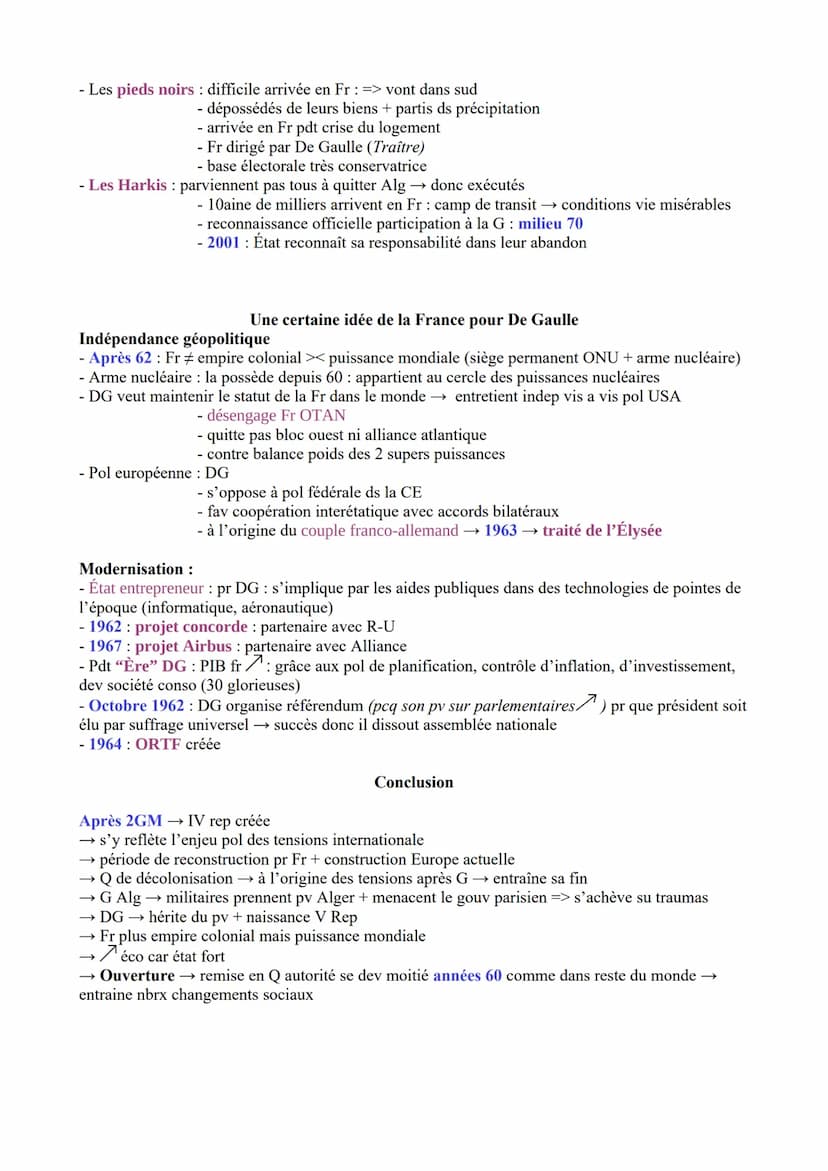 La France une nouvelle place dans le monde
La IV république entre reconstruction et dissension
Tensions industrielles :
- 13 octobre 1946: c