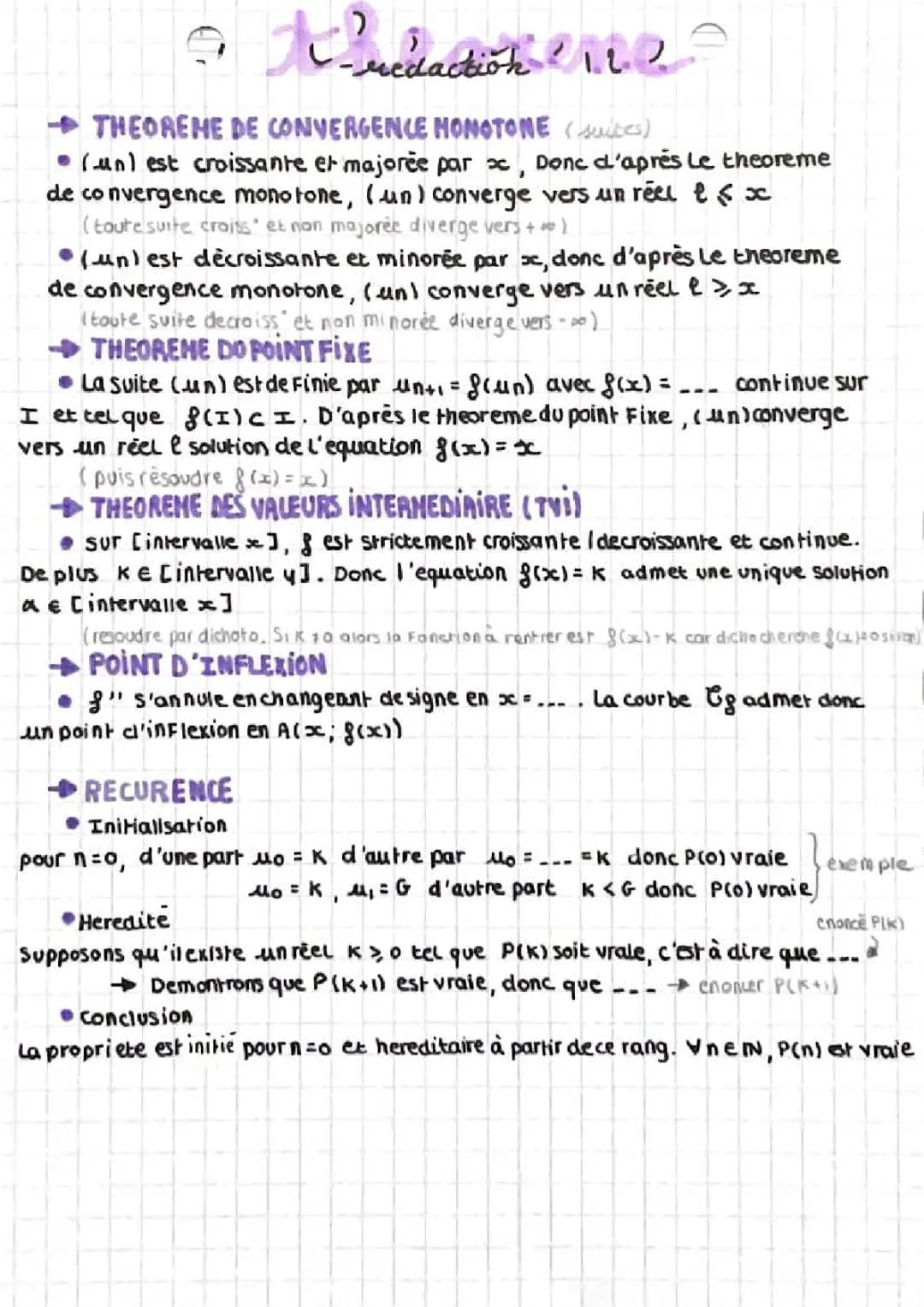 Exercices corrigés: Théorème du point fixe, Continuité et Limites PDF