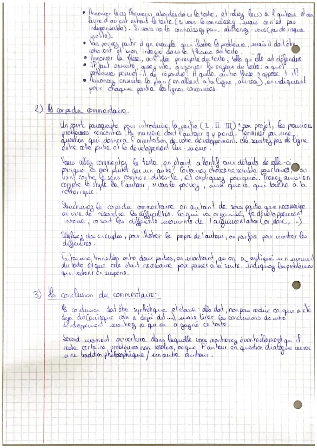 Philo
●
Philosophiscaune
o
Nothodologic
philosophie
• Que faire loot d haboid?
Dune
manico generale, commenter un toxto vise à montrer comme