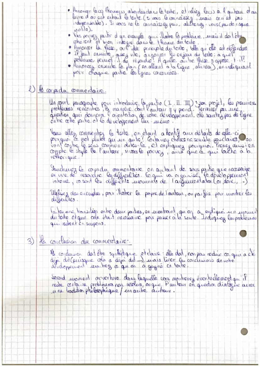 Philo
●
Philosophiscaune
o
Nothodologic
philosophie
• Que faire loot d haboid?
Dune
manico generale, commenter un toxto vise à montrer comme