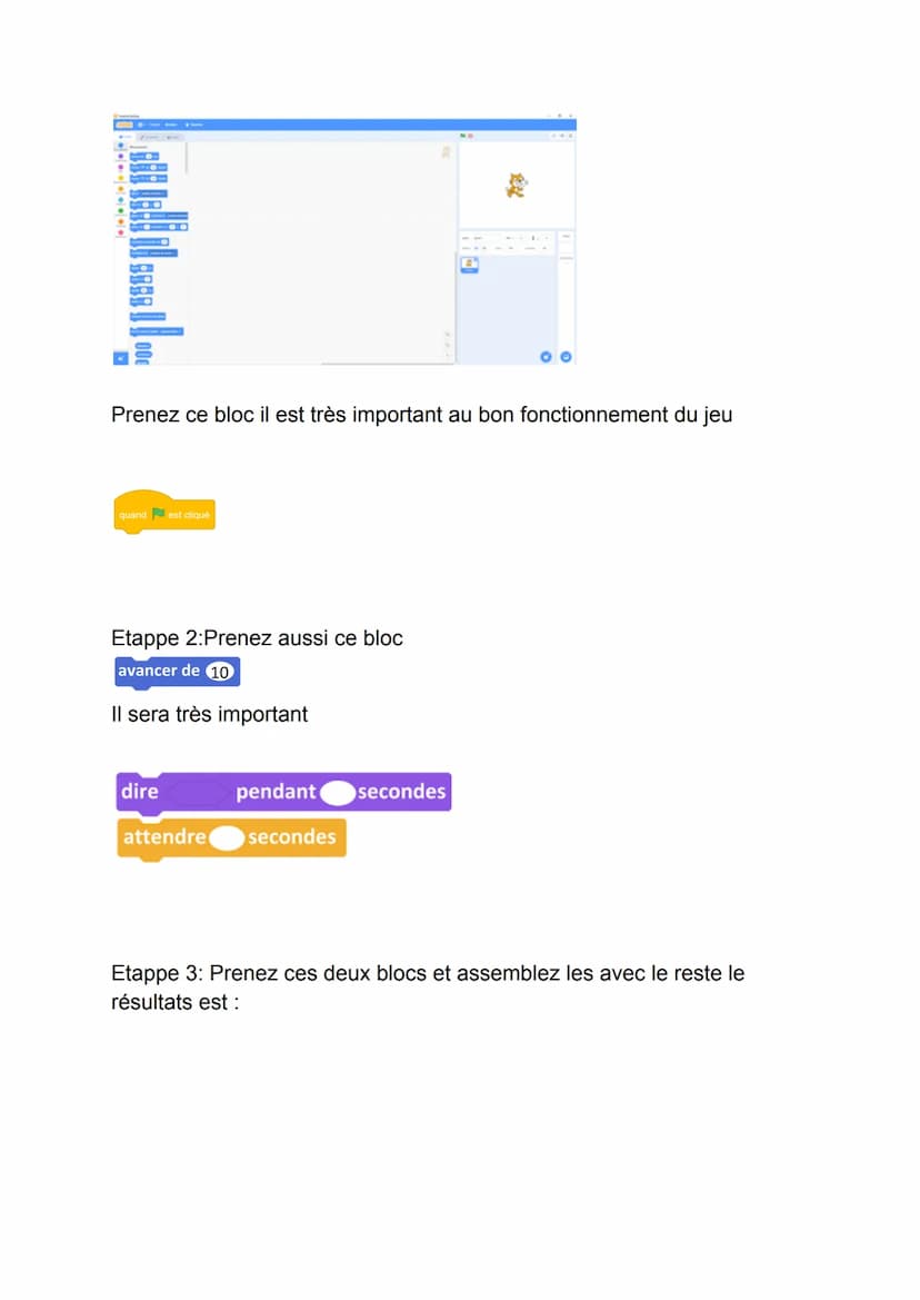 Scratch
Imaginer, Programmer, Partager
Ces mot sont la réplique de Scratch Elle s'affiche en anglais a chaque
Onglets Comme ceci: "Scratch -