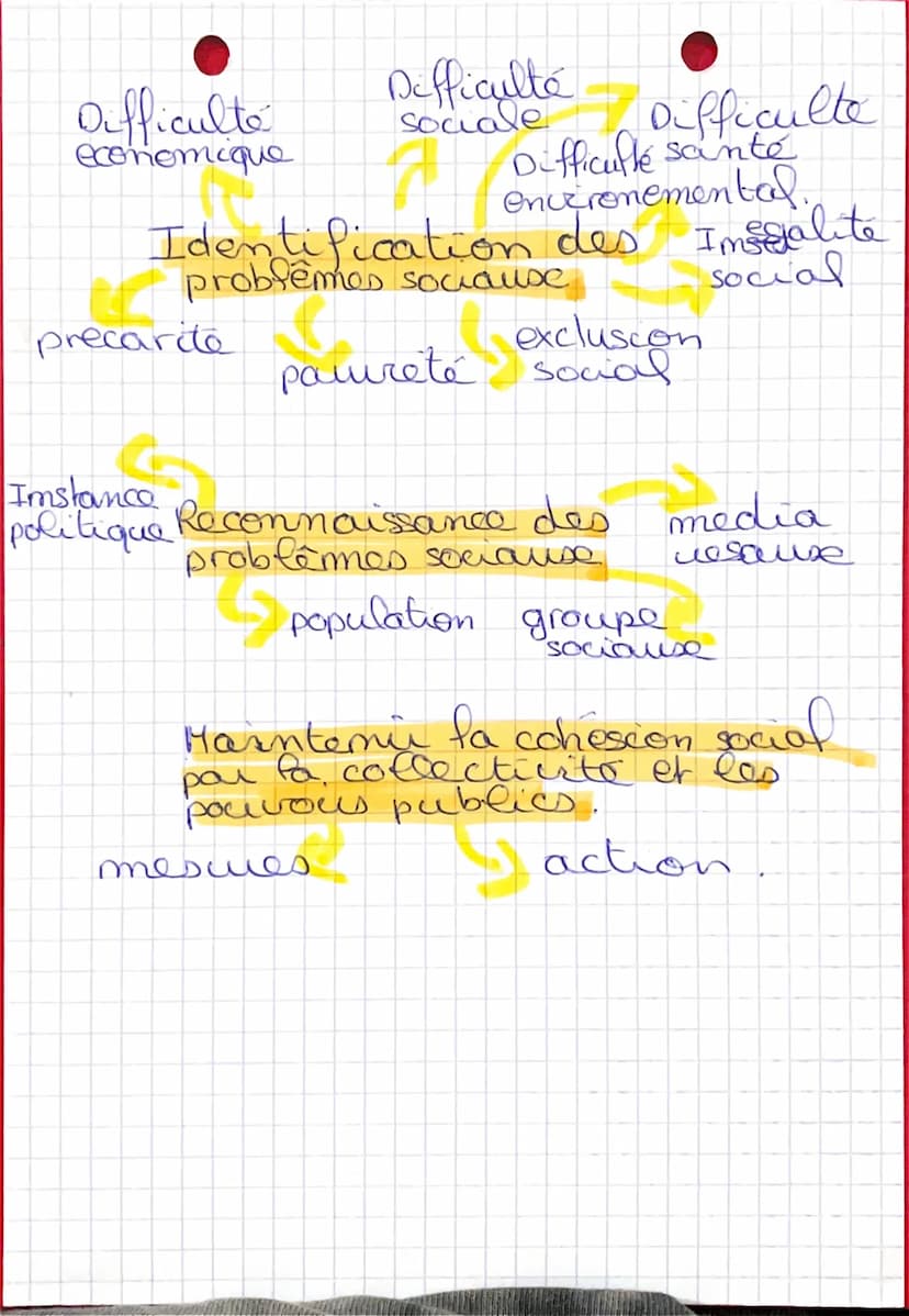 STSS Raimbault
Sequence 2: comment emerge
un probleme social
doit
→ processus de socialisation
permettre à an individure de trave
place reco