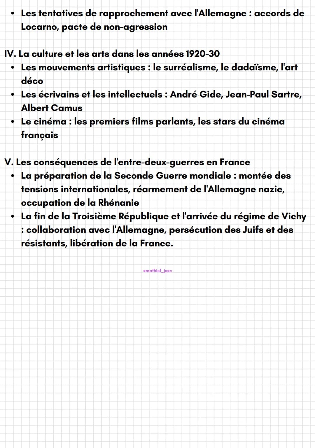 emathisf_jsxc
Introduction :
L'entre-deux-guerres en France : période marquée par la
reconstruction, la modernisation et l'instabilité polit