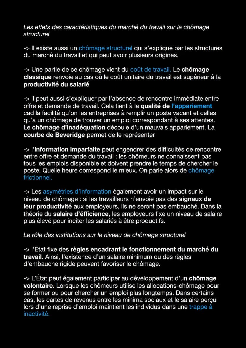 Chapitre 3 : Comment lutter contre le chômage ?
La mesure du chômage et du sous-emploi
La mesure du chomage
-> Le chômage désigné au sens du