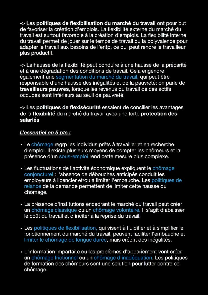 Chapitre 3 : Comment lutter contre le chômage ?
La mesure du chômage et du sous-emploi
La mesure du chomage
-> Le chômage désigné au sens du