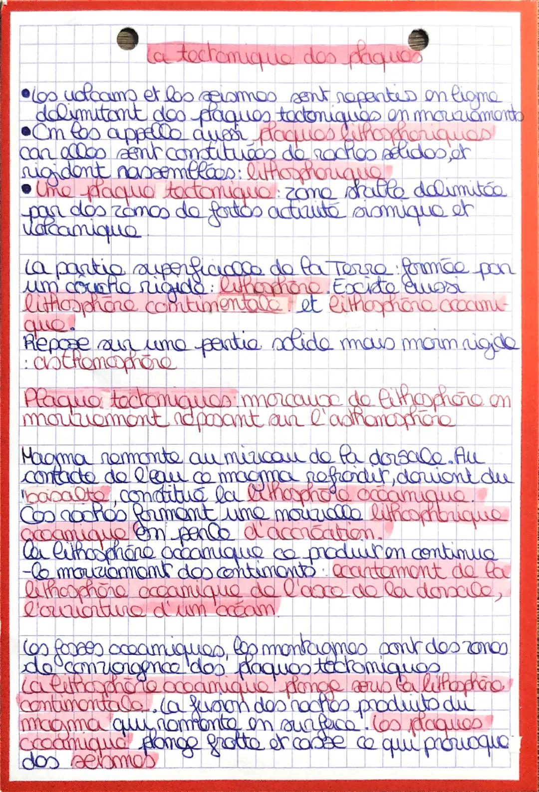 # la tectomique dos plaques

•Los udcams et los seismos sent repentes en ligne
dolymitant dos plaques, toctoniques on moriramonto
•Cm appell