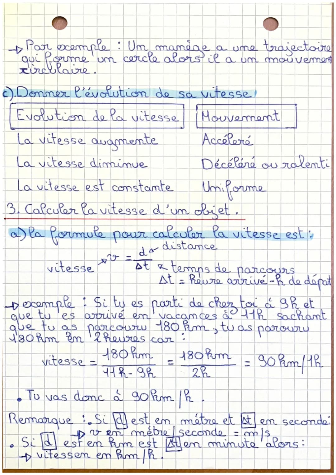 Chap 7. Description des
mouvements.
1. La relativité du mouvement
• le système : Objet dont on étudie le mouve
le référentiel: Objet par rap