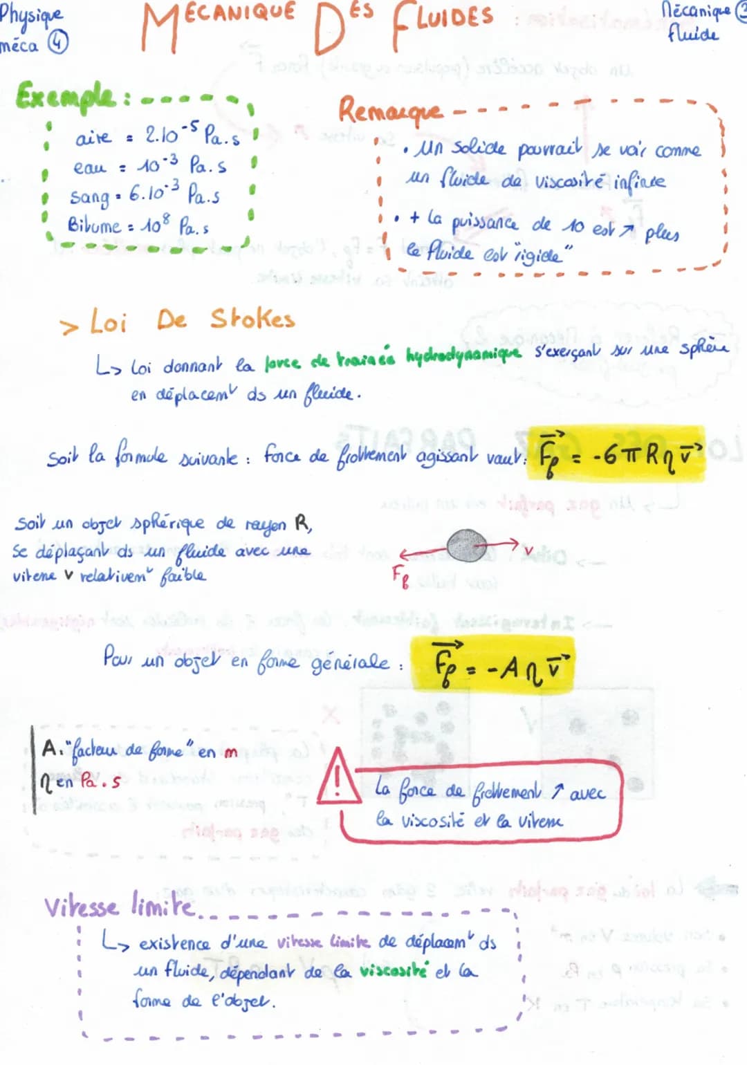 MECANIQUE DES FL
C'EST QUOI UN FLUIDE ?
L> 2 types:
Physique
meca 4
• liquides (incompressibles)
• gaz (compressible)
ESLUIDES
. on admel un