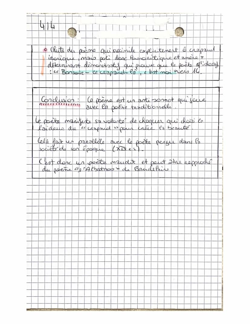 | LECTURE 15
7/4
Présentation :
rinun
Français
amer
• Edouard-Joachim Corbière dit Tristan Corbiere (jeu de
mot macabre annonçant sa moet pr